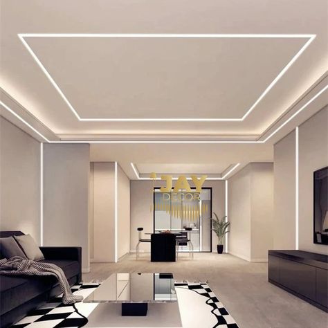 ALUMINUM PROFILE LIGHT Available @jay_decor_ It’s modern design and classic 🎺 Application: sitting room, dining, corridor, kwenye ngazi, kitchen, bedroom, restaurant, shop, malls, hotel, shelves etc _________________________________ ALUMINUM PROFILE 3 meters price: 35,000/= LED STRIP LIGHT 5 meters IPO WARM NA WHITE price: 45,000/= 10 meters price: 65,000/= RUNNING STRIP 10m price: 75,000/= __________________________________ POWER SUPPLY Watts 60 price: 25,000 Watts 100 price: 29,000/... Living Room Lighting Modern, Artwork Lighting Spotlight, The Ceiling Design Living Room, Ceiling Profile Lights Design, Modern Down Lights Ceiling, Profile Light Ceiling Ideas, Ceiling With Profile Lighting, Interior Lights Ideas, Profile Light Living Room