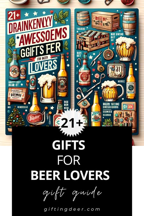 Gifts For Beer Lovers Beer Gifts Men, Beer Holster, Craft Beer Gifts, Diy Beer, Beer Making, Beer Gift, Beer Theme, Beer Drinking, Beer Party