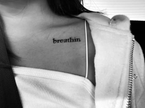 Breathin Tattoo, Ariana Grande Tattoo, Cute Hand Tattoos, Cute Little Tattoos, Music On Spotify, Classy Tattoos, Hair Tattoos, Up Tattoos, Aesthetic Tattoo