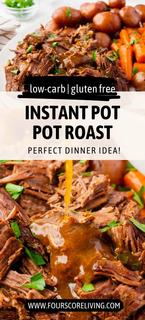 Gluten Free Pot Roast Instant Pot, Keto Beef Roast Instant Pot, Potroast Crockpot Keto, Keto Instant Pot Recipes Dinners, Keto Pot Roast Instant Pot, Instant Pot Recipes For Type 2 Diabetics, Pot Roast In The Instant Pot, Beef Shoulder Roast Recipes Instant Pot, Blade Roast Instant Pot