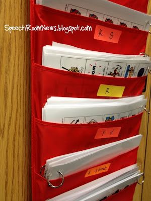 Packet Organization, Speech Therapy Organization, Slp Organization, Folder Holder, Speech And Language Therapy, Speech Articulation, Sound Wall, Super Organized, Slp Activities