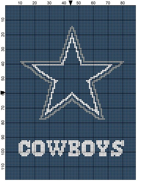 Crochet Football Blanket, Dallas Cowboys Blanket, Dallas Cowboys Crafts, Cowboy Star, Cowboy Crochet, Letter Pattern Design, Crochet Football, Cowboys Star, Cowboy Crafts