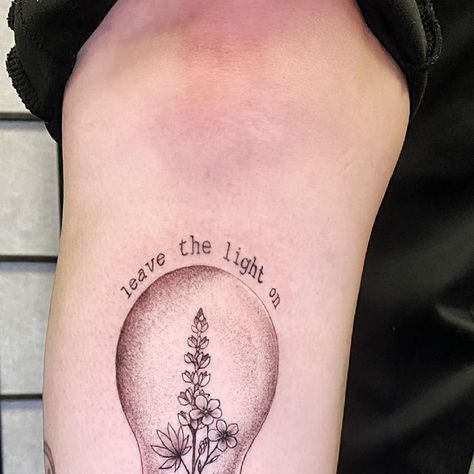 ❈ 𝐌𝐢𝐥𝐥𝐚 𝐊𝐚𝐬 𝐓𝐚𝐭𝐭𝐨𝐨𝐬 ❈ on Instagram: "• leave the light on • thank you Bree-Anna @breedashanna . . . . . . . . . . . . . . . #millakastattoos #tattoo #tattoos #tattooed #tattooer #tattooist #tattooart #tattooartist #art #artist #ink #inked #tattooideas #light #lightbulb #flower #flowertattoo #linework #keepthelighton #bensalem #pa #theoracletattoogallery" Keep The Lights On, Tattoos Gallery, The Light, Tattoo Artists, Flower Tattoo, Art Artist, Art Tattoo, Thank You, Tattoos