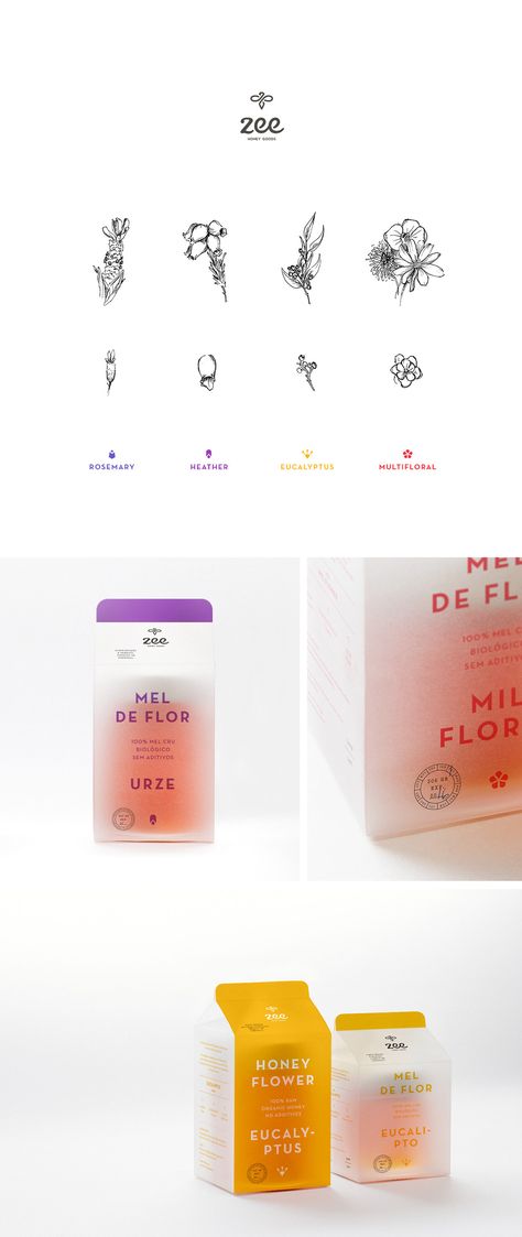 Food Waste Project, Honey Branding, Secondary Packaging, Packet Design, Package Design Inspiration, Brand Identity Package, Honey Packaging, Food Production, Vi Design