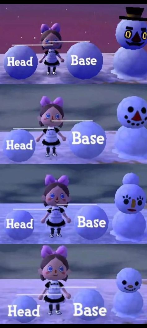 Ken Animal Crossing, Amelia Animal Crossing, Acnh Snowman Guide, Acnh Perfect Snowboy, Merry Acnh House, Animal Crossing Leaf Design, Animal Crossing Things To Do, Acnh Snowboy Guide, Acnh Villagers List