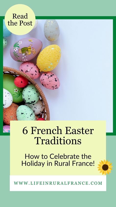 Being a catholic country, Easter in France (“Pâques” in French) is an important religious holiday and is full of tradition. Living in France, I’ve learnt that the French love their history, festivals and traditions. I lost count a long time ago of just how many French traditions there are, but it’s safe to say there’s a lot. Read the full blog to discover 6 French Easter traditions and how to celebrate Easter in France! Catholic Easter Aesthetic, French Easter, France Holiday, Rural France, French Love, Country Easter, Living In France, French Activities, Easter Monday