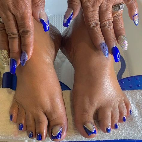 Blue Acrylic Toe Nails, Dark Blue Toe Nails, Royal Blue Pedicure, Blue Toes Nails, Royal Blue Toe Nails, Blue Pedicure, Blue Toe Nails, Royal Blue Nails, Gel Toe Nails