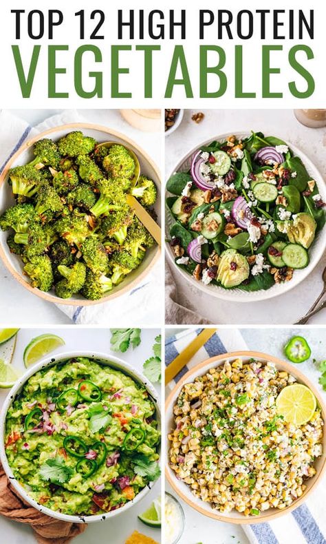 Protein Salads, Perfect Baked Sweet Potato, Vegan Broccoli Salad, High Protein Vegetables, Protein Vegetables, Vegan Mushroom Stroganoff, Protein Salad, High Protein Vegetarian Recipes, Safe House