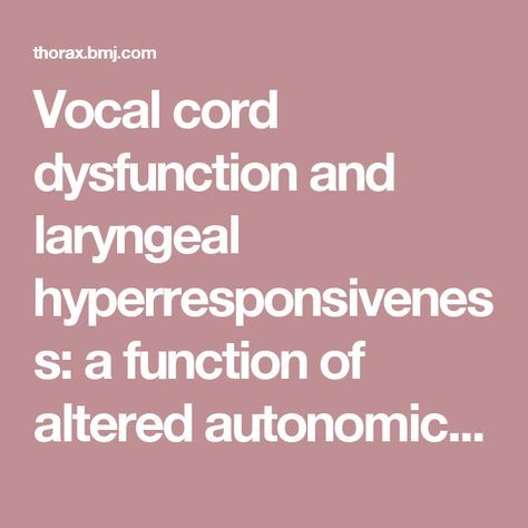 Vocal Cord Dysfunction, Voice Therapy, Vocal Cords, Land Animals, Struggle Is Real, Health Conditions, Respiratory, Conditioner, Health