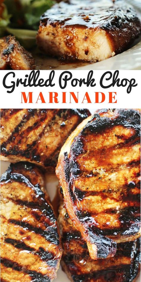 Pork Chops Marinade, Grilled Pork Chop Marinade, Best Pork Chop Marinade, Grilled Pork Chops Marinade, Pork Chop Marinade, Pork Chop Recipes Grilled, Pork Chop Recipes Crockpot, Pork Marinade, Healthy Pork