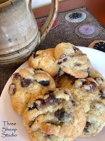 Recipes From Cake Mixes, Easy Oatmeal Raisin Cookies, Cream Cheese Chocolate Chip, Cream Cheese Chocolate Chip Cookies, Raisin Cookie Recipe, Muffin Tops, Cake Mixes, Mix Recipes, Drop Cookies