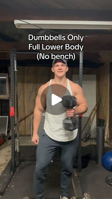 Bigjoegk on Instagram Lower Body Gym Workout, Body Gym Workout, Dumbbell Leg Workout, Fitness Legs, Dumbell Workout, Body Gym, Dumbbell Workout, Lower Body Workout, Workout Fitness