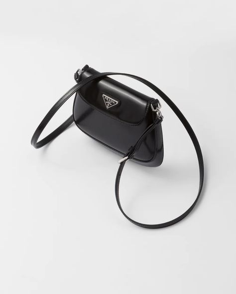 Prada Mini Cleo, Cleo Bag, Prada Mini Bag, Luxury Wishlist, Bag Wishlist, Prada Cleo, Luxury Stuff, Aesthetic Bag, Prada Mini