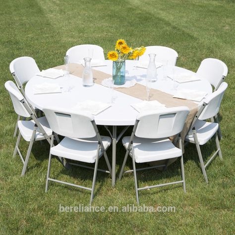 Wholesale Outdoor Event Folding Plastic Party Table Timetable Ideas, Study Timetable, Event Tables, Granite Table, Round Folding Table, Chair Rentals, Party Chairs, Event Table, Rental Decorating