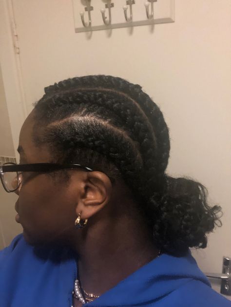 #blackgirlhairstyles #cornrows #bun #blackhairstyles #hair Cornrows Bun, Cornrow Bun, Curly Hair Videos, Feed In Braid, Cornrows Braids, Cornrow, Black Girls Hairstyles, Hair Videos, Buns