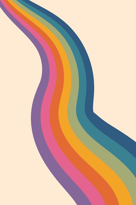 Retro Rainbow Wallpaper, Wallpaper Background Hd, Groovy Rainbow, Groovy Pattern, Halloween Wallpaper Iphone Backgrounds, Yearbook Themes, Retro Images, Iphone Wallpaper Pattern, Halloween Wallpaper Iphone