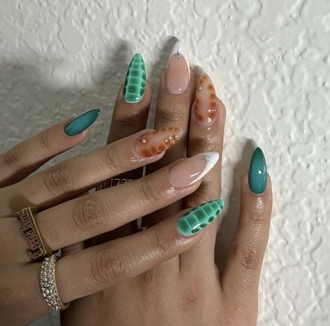 Brown Nail Set, Kylie Nails, Grunge Nails, Summery Nails, Nails Only, Girls Nails, Minimalist Nails, Manicure Y Pedicure, Beauty Nail