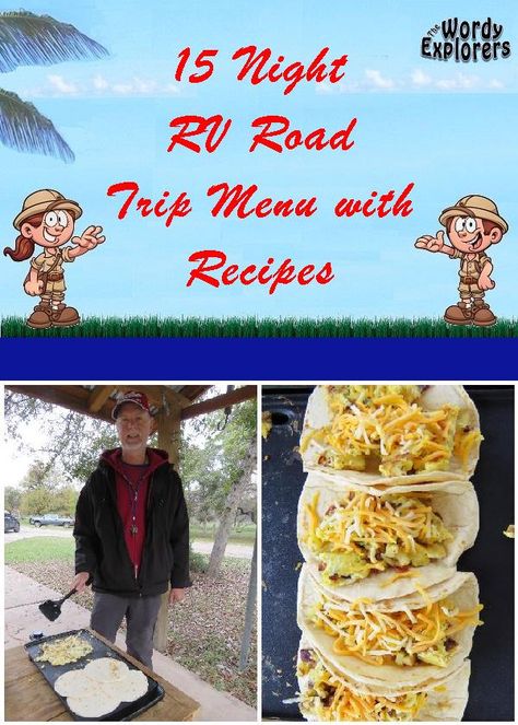 Breakfast Yogurt Parfait, Pecan Pancakes, Camping Meal Planning, Crockpot Ribs, Camping Menu, Rv Trip, Roast Beef Sandwiches, Yogurt Breakfast, Rv Road Trip