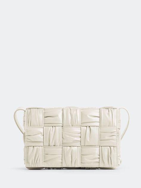 Terry Cloth Bag, Bottega Veneta Cassette Bag, Bottega Veneta Cassette, White Shoulder Bags, Bottega Veneta Bags, Fashion Archive, Handbag Collection, Handbag Heaven, Closet Organizer