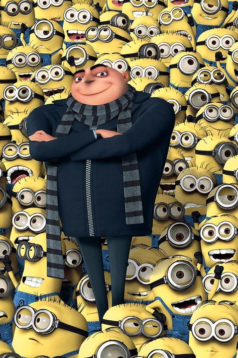 Share Gif: http://cdn.gif4fun.com/6bad5031b1b43fe66400/200w.gif Gru Minions Despicable Me, Gru Minions, Despicable Me Gru, Gru And Minions, Despicable Minions, Minions Bob, Yellow Guy, The Minions, Minions Love