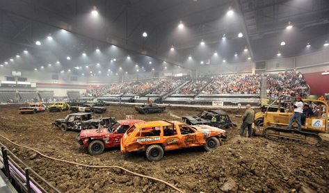 Demolition Derby Aesthetic, Demolition Derby Cars, Kobra Kid, Demo Derby, Vibe Board, Derby Ideas, Demolition Derby, Expo Center, Derby Cars