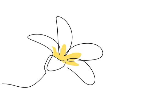 Jasmine Logo Design, Flower For Garden, One Line Flower, Jasmine Drawing, Balinese Design, Garden Logo, Flower Minimalist, Tatoo Inspiration, Dibujo Simple