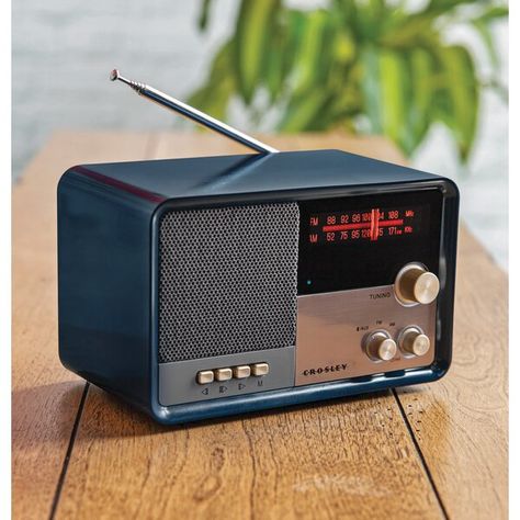 Product Render, Crosley Radio, Free Mail, Gold Knobs, Radio Cd Player, Radio Vintage, Free Stuff By Mail, Transistor Radio, Tiny Space