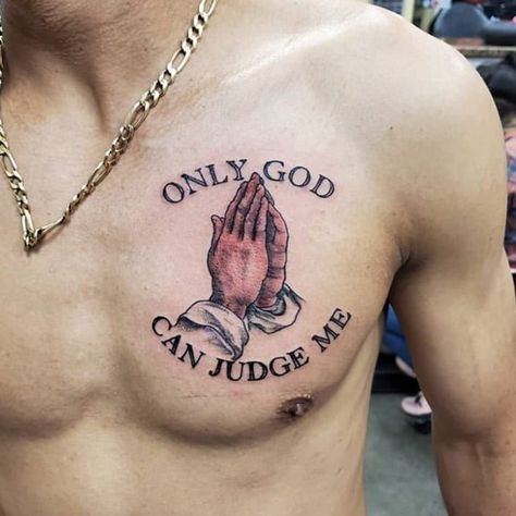 Christian Peck Tattoos For Men, Bible Tattoos For Men Chest, Small Men Tattoo Ideas Guys, Inri Jesus Tattoo, Jesus Tattoos Men, Meaningful Chest Tattoos For Men, Jesus Chest Tattoo Men, Cross Tattoos For Men On Chest, Old Money Tattoo Ideas