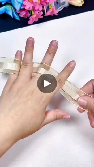 Wire Ribbon Crafts, Ribbon Making Tutorials, Diy Small Bow With Ribbon, Pin Me Cheer Ribbon Tutorial, Diy Ribbon Crafts, Making Bows Out Of Ribbon, How To Make Tiny Bows With Ribbon, How To Make A Tiny Bow With Ribbon, How To Make A Bow Out Of Ribbon