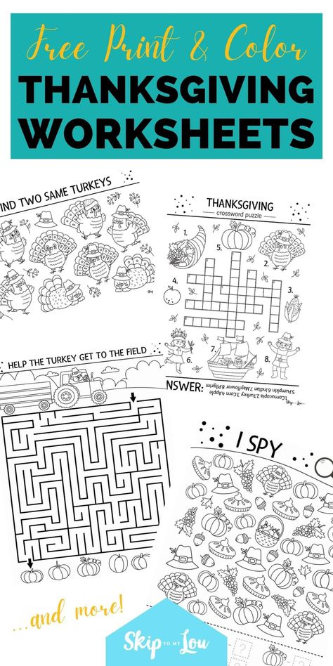 Thanksgiving worksheets keep kids occupied during the big meal and prevent boredom. Print as many as you like! Thanksgiving Worksheets Elementary, Thanksgiving Activity Packets For Kids, Printable Thanksgiving Activities For Kids, Thanksgiving Worksheets 4th Grade, Thanksgiving Kids Printables Free, History Of Thanksgiving For Kids, Thanksgiving Activity Pages For Kids, Thanksgiving Mazes Free Printable, Thanksgiving Worksheets 1st Grade