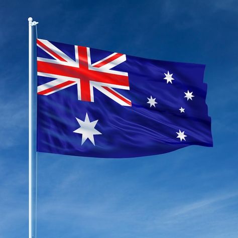 Picture Of Australia, Australian Flag Aesthetic, Australia Flag Aesthetic, Flag Australia, Flag Of Australia, Aussie Flag, Lohri Wishes, Australia Wallpaper, Flying Flag