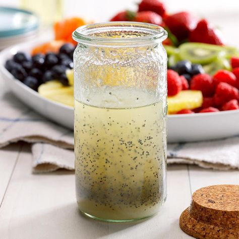 Poppy Seed Salad Dressing, Poppy Seed Dressing Recipe, Poppy Seed Salad, Healthy Dressing Recipes, Salad Appetizer Cups, Easter Dress Toddler, Appetizer Cups, Seed Salad, Poppyseed Dressing