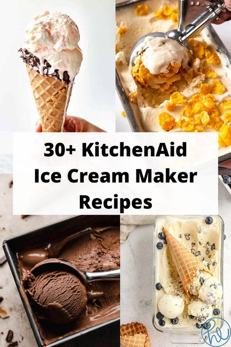 Kitchenaid Ice Cream Maker Recipes, Kitchen Aid Ice Cream Recipes, Kitchenaid Ice Cream, Homemade Ice Cream Maker, Homemade Ice Cream Recipes Machine, Kitchen Aid Ice Cream, Kitchenaid Ice Cream Maker, Ice Cream Recipes Machine, Kitchen Aid Recipes