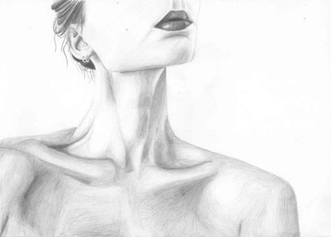 Collar bones with graded pencils. Bone Drawing, Drawing Realism, Realistic Pencil Drawings, Art Sketches Pencil, Art Drawings Sketches Pencil, Drawing Pencil, Amazing Drawings, Arte Inspo, Daily Drawing