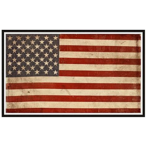 Pottery Barn American Flag Framed Print ($719) ❤ liked on Polyvore featuring home, home decor, wall art, backgrounds, oversized wall art, american flag home decor, pottery barn, american flag wall art and pottery barn wall art Pottery Barn Wall Art, Framed American Flag, American Flag Wall Art, Barn Wall Art, American Flag Wall, Framed Flag, Vertical Wall Art, Star Wall Art, Vintage American Flag