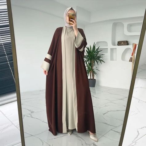 Kimono Hijab, Open Abayas, Muslim Long Dress, Abaya For Women, Fall Fitness, Eid Dress, Eid Dresses, Abaya Dress, Islamic Fashion