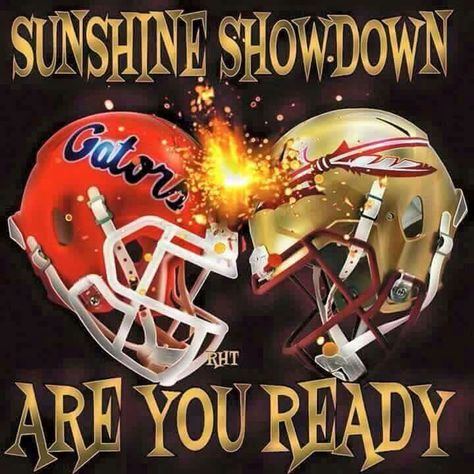 11/27/15<<< and now 11/26/16 so excited you guys are GATOR BAIT Gators Vs Seminoles, Florida Vs Florida State, Fla Gators, Florida State Seminoles Football, Florida State Football, Seminoles Football, Fsu Football, Uf Gators, Florida Football