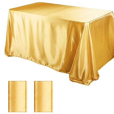 Gold Table Cloth, Gold Sequin Tablecloth, Satin Tablecloth, Dining Table Decoration, Pop Up Market, Fabric Table, Banquet Party, Rectangle Tablecloth, Banquet Tables