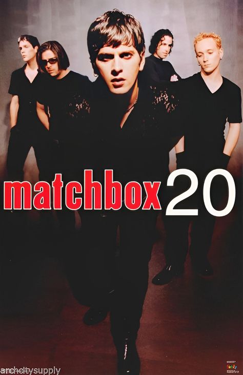 Matchbox 20, Proto Punk, Matchbox Twenty, Rob Thomas, 90s Memories, Poster Music, Punk Rock Bands, Independent Music, Punk Music