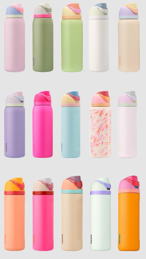 Owala Water Bottle, Trendy Water Bottles, School Bag Essentials, Cute Water Bottles, Girly Gifts, Xmas List, Cute Cups, List Ideas, Birthday Wishlist