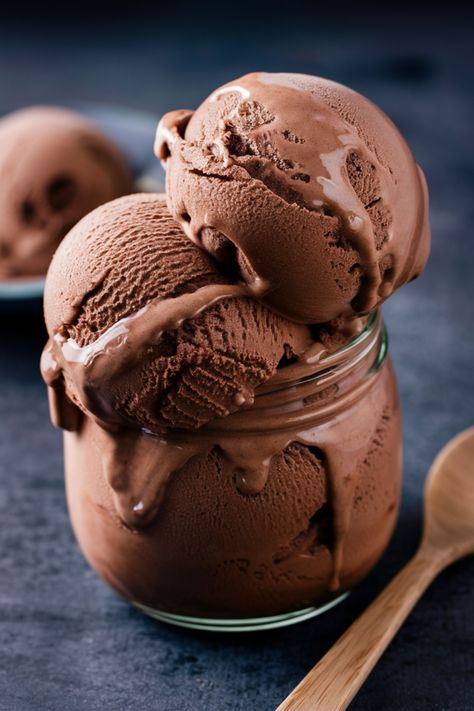 Looking to satisfy your chocolate cravings? Dive into a creamy and indulgent homemade chocolate ice cream recipe, no machine needed! This easy-to-follow recipe will guide you step-by-step on how to create a batch of rich and decadent chocolate ice cream right in your own kitchen. Whether you're a seasoned chef or a novice home cook, this homemade treat is sure to impress. Indulge in the smooth texture and intense flavor of this delightful dessert - perfect for any occasion. Chocolate Ice Cream Recipe No Churn, Creamy Chocolate Ice Cream, Eggless Ice Cream, Best Chocolate Ice Cream, Homemade Sweet Cream Ice Cream, How Do You Make Ice Cream, Chocolate Ice Cream Recipes, Best Homemade Chocolate Ice Cream, Homemade Chocolate Ice Cream Recipes