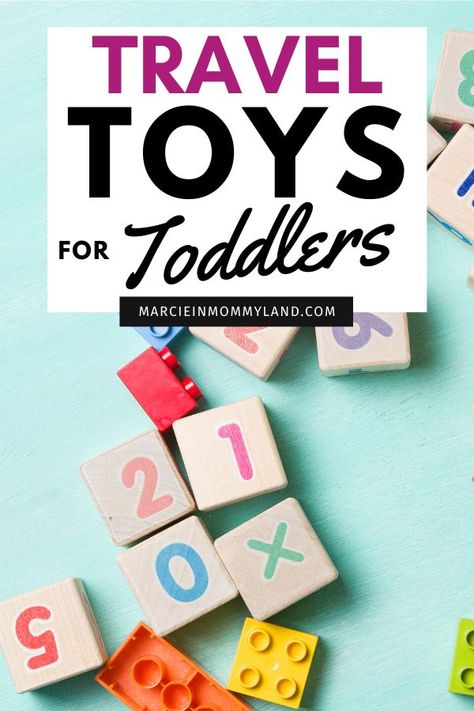 Wondering what toys to pack for your toddler for an upcoming road trip or airplane ride? Find out the best toddler travel toys that are perfect for keeping kids occupied when flying with a toddler or traveling with little kids. Baby Plane Travel, Toddler Plane Travel, Toddler Travel Toys, Flying With A Toddler, Kid Friendly Resorts, Travel Toys For Toddlers, Family Travel Quotes, Family Travel Photography, Flying With Kids