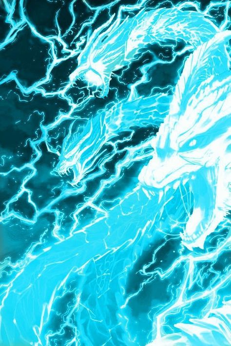 Mira Uchiha, Tiamat Dragon, Rpg Wallpaper, Lightning Dragon, Lightning Art, Lightning Powers, Elemental Powers, Super Powers Art, Kaiju Art