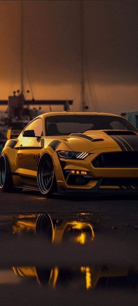 Wallpaper Backgrounds Cars, Yellow Car Wallpaper, Mustang Cars Wallpapers, Yellow Background Wallpapers, Super Cars Wallpaper, Jdm Cars Wallpapers, Realme Wallpaper, Super Car Wallpaper, Ford Wallpaper