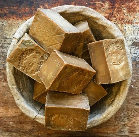 PERFECT FOR ALL SKIN TYPES - Rich in antioxidant properties, Laurel and Olive oil is a miracle oil due to all of its benefits, and it can also be well-tolerated by all skin types. Olive Oil For Face, Olive Bar, Aleppo Soap, Oil Bar, French Aesthetic, Olive Oil Soap, Soap Shop, Garden Animals, Quiet Life