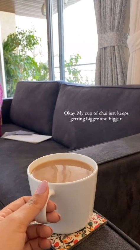 Chai Instagram Story Ideas, Tea Pictures Instagram, Chai Captions Instagram, Chai Instagram Story, Coffee Streak, Tea Captions Instagram, Coffee Quotes Aesthetic, Coffee Captions Instagram, Funny Snapchat Pictures