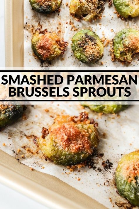 Parmesan Brussel Sprouts, Brussel Sprout Recipe, Parmesan Brussels Sprouts, Sprout Recipe, Baked Brussel Sprouts, Dairy Free Pesto, Roasted Sprouts, Vegetable Recipe, Healthier Meals