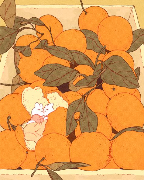 rii abrego on Twitter: "sweet citrus… " Wal Art, Arte Indie, Arte Grunge, Sweet Citrus, Wow Art, Comic Artist, Pretty Art, In The Middle, Aesthetic Art