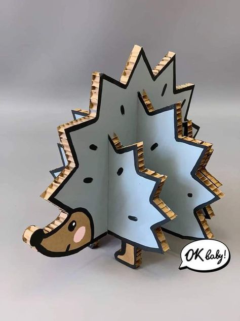 Cardboard Animals, Jungle Decorations, Diy Mailbox, Kids Art Galleries, Animal Cutouts, Cardboard Toys, Cardboard Sculpture, Magazine Crafts, Elementary Art Projects