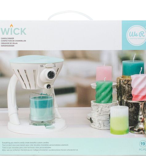 We R Memory Keeper Wick Candle Maker Kit Candle Making Machine, Expensive Candles, Hand Dipped Candles, Candle Dipping, Spa Candle, Candle Making Business, Fragrant Candles, Creative Candles, Three Candles